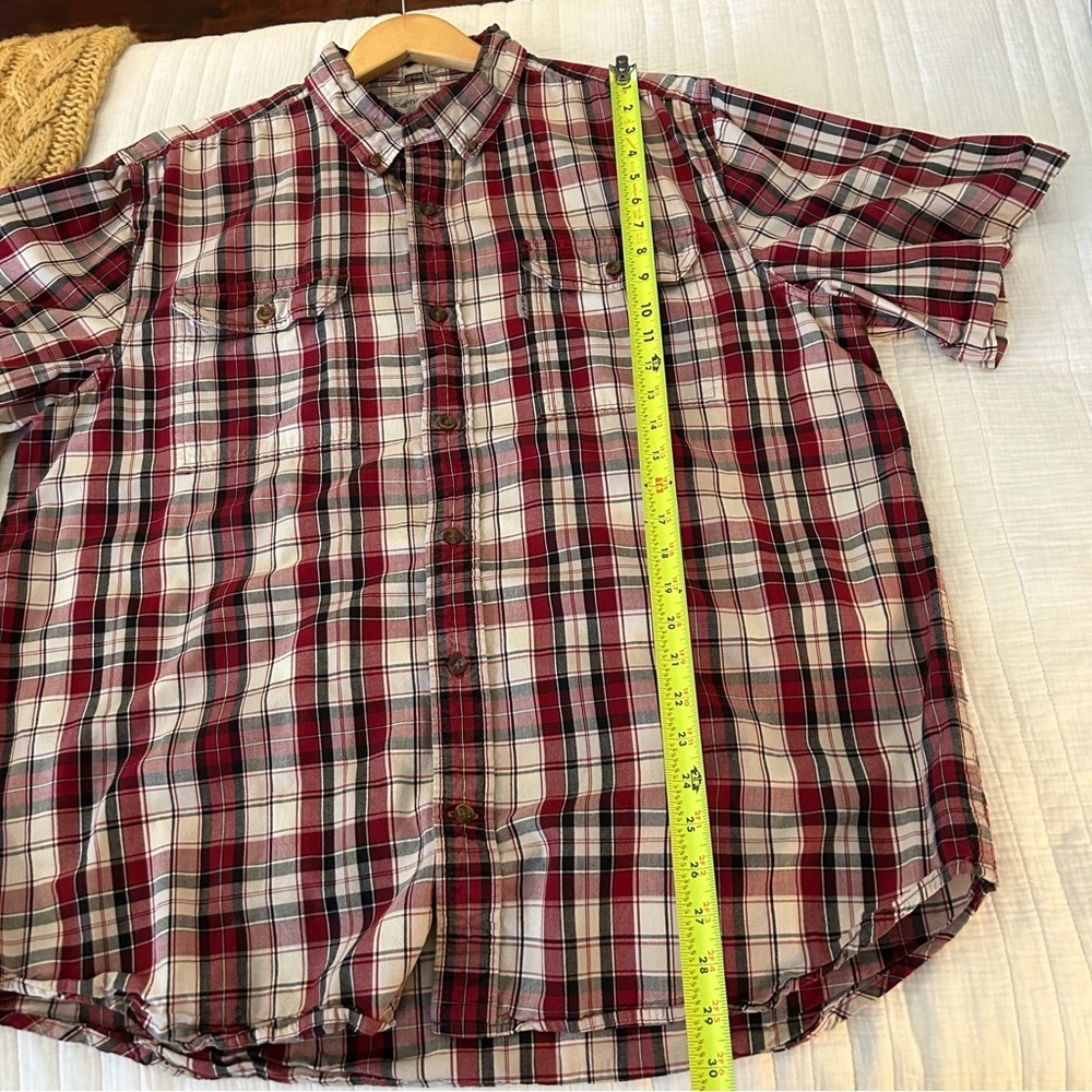 Carhartt Relaxed Fit Cotton Plaid Shirt. Size XL. - Picture 9 of 9